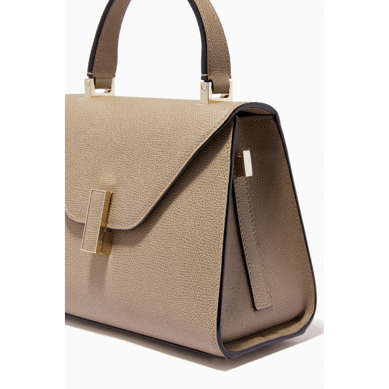 Valextra - Iside Mini Bag in Calfskin Leather Neutral