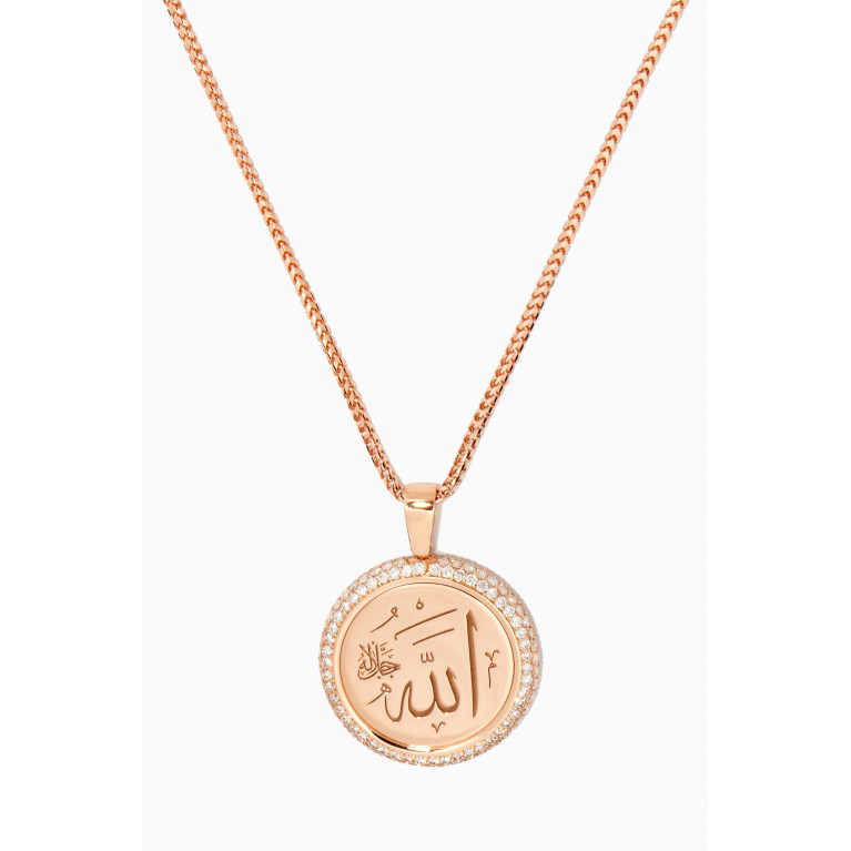 Jacob & Co. - Sharq Allah Diamond Pendant in 18kt Rose Gold