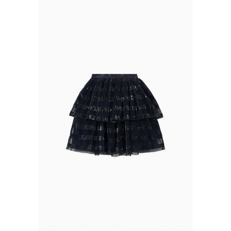 Elie Saab - Sequined Pleat Skirt in Tulle