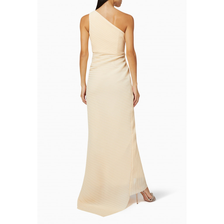 Solace London - Dyas One-Shoulder Gown White