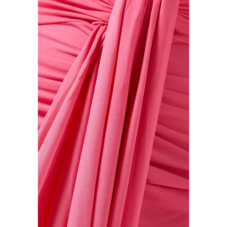 Solace London - Lorena Midi Dress Pink