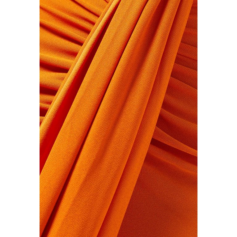 Solace London - Lorena Midi Dress Orange