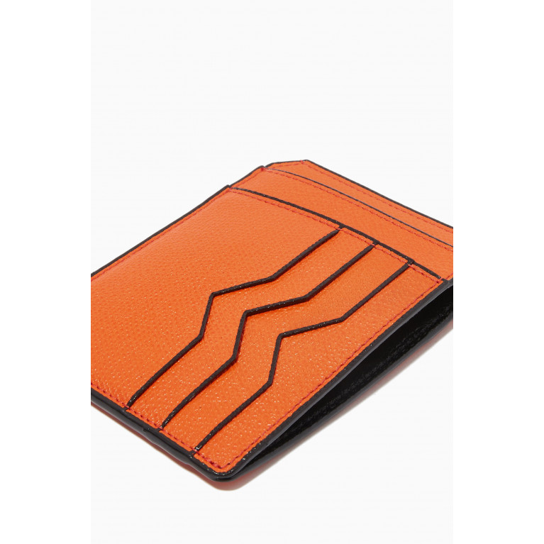 Valextra - Card Case & Document Holder Orange