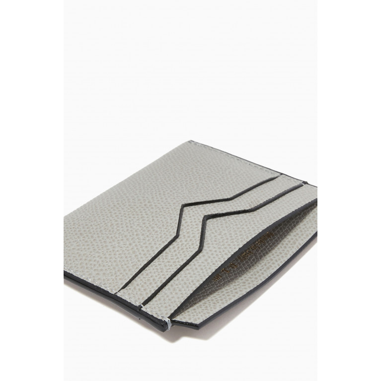 Valextra - Card Case in Leather Grey