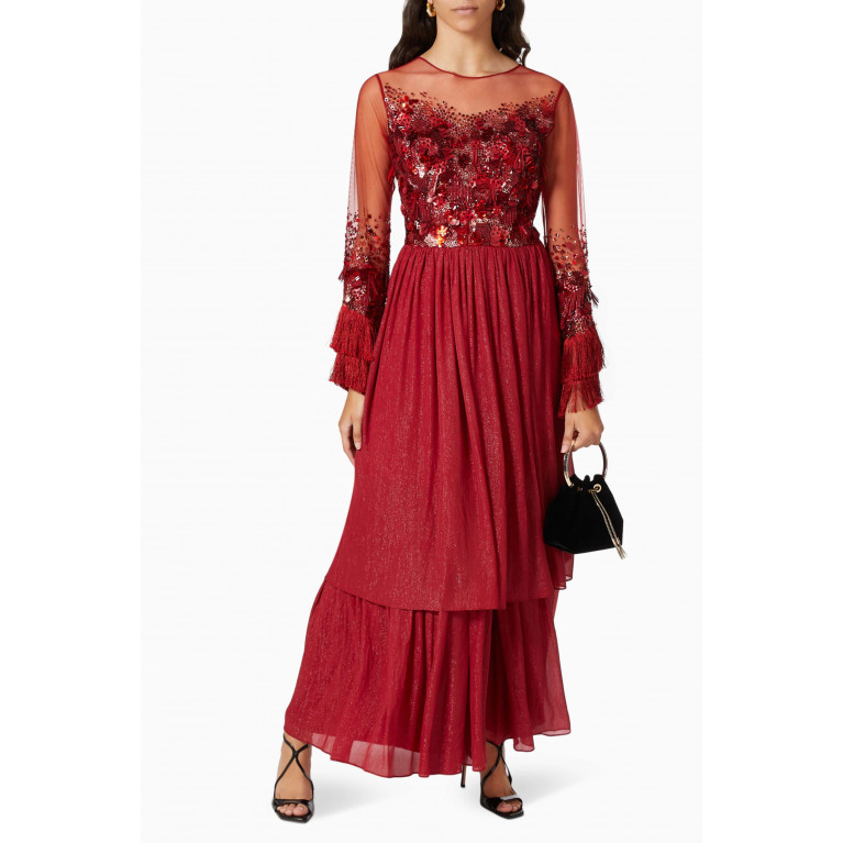 Pankaj & Nidhi - Prose Embellished Bodice Dress in Tulle