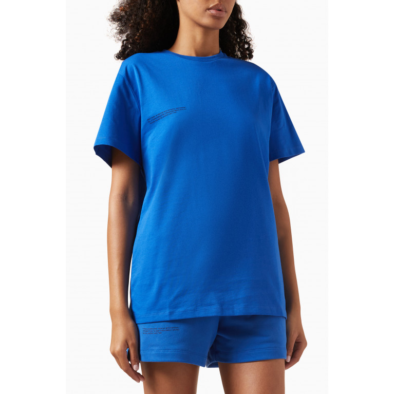 Pangaia - 365 T-shirt in Organic Cotton Cobalt Blue