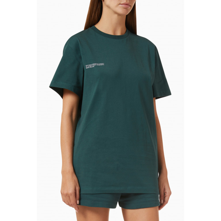 Pangaia - 365 T-shirt in Organic Cotton Foliage Green