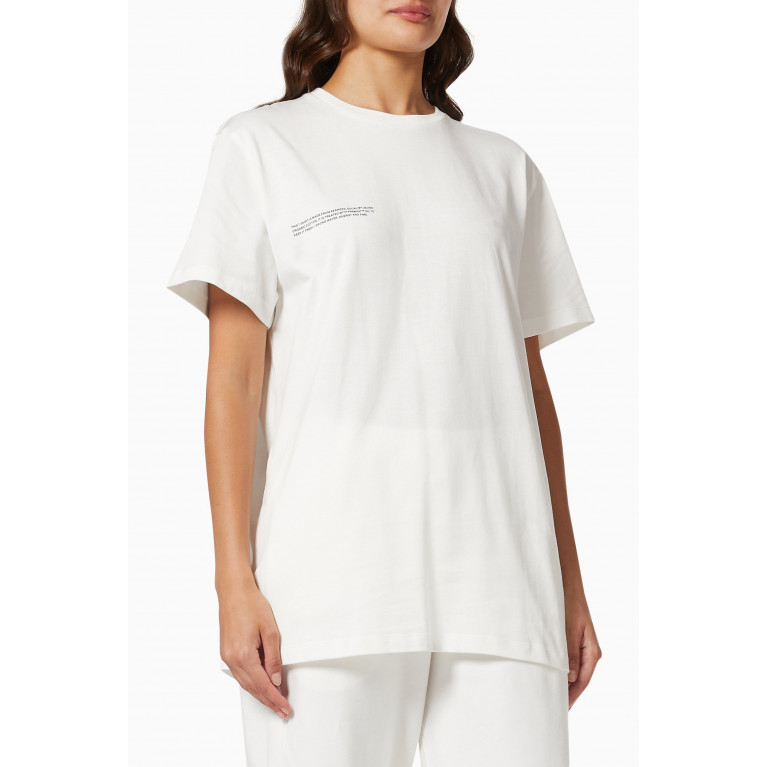 Pangaia - Organic Cotton T-shirt with C-FIBER™ Off White
