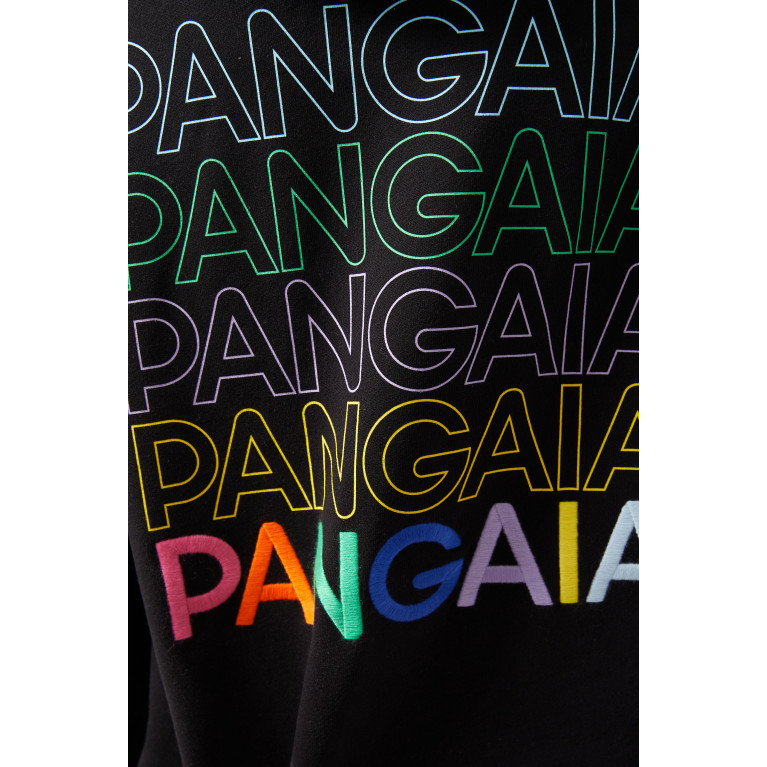 Pangaia - 5 Logo Hoodie Black