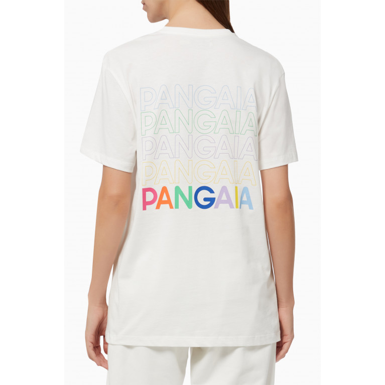 Pangaia - 5 Logo T-shirt Off White