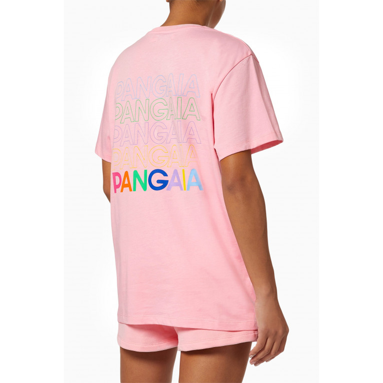 Pangaia - 5 Logo T-shirt Sakura Pink