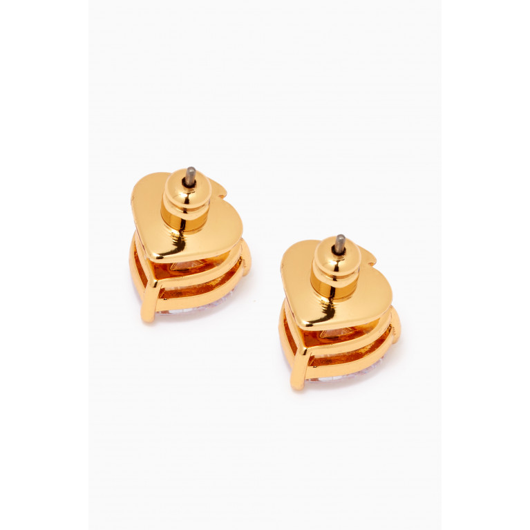 Kate Spade New York - My Love Crystal Studs in Gold-plated Brass Neutral
