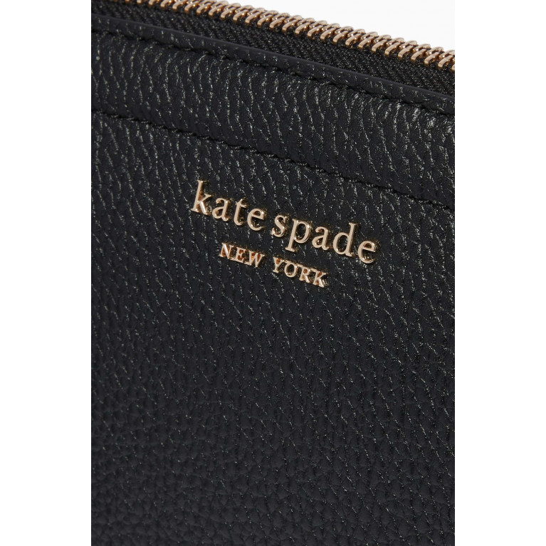Kate Spade New York - Knott Small Crossbody Bag in Pebbled Leather Black
