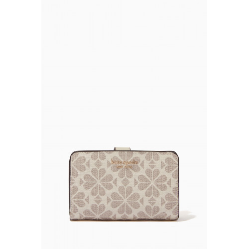 Kate Spade New York - Spade Flower Wallet in Coated Canvas Multicolour