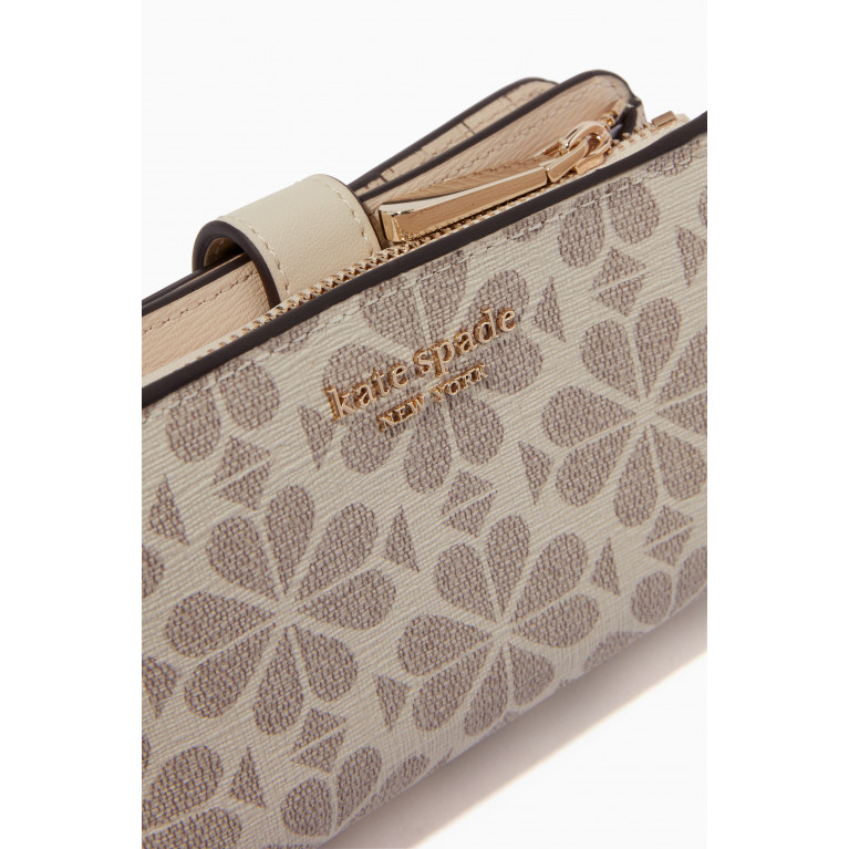 Kate Spade New York - Spade Flower Wallet in Coated Canvas Multicolour