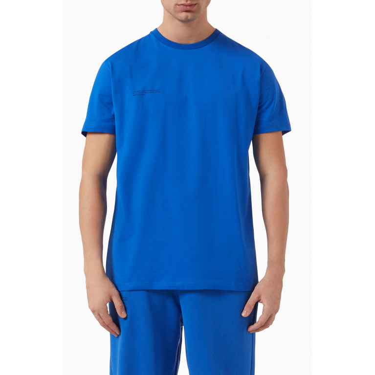 Pangaia - 365 T-shirt in Organic Cotton Cobalt Blue