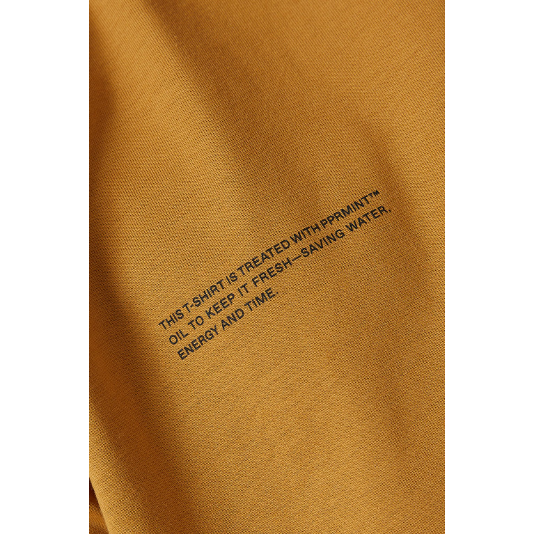 Pangaia - 365 T-shirt in Organic Cotton Copper Brown