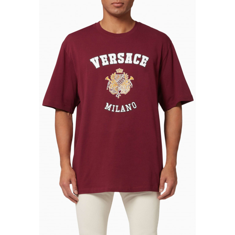 Versace - Logo Print T-shirt in Jersey