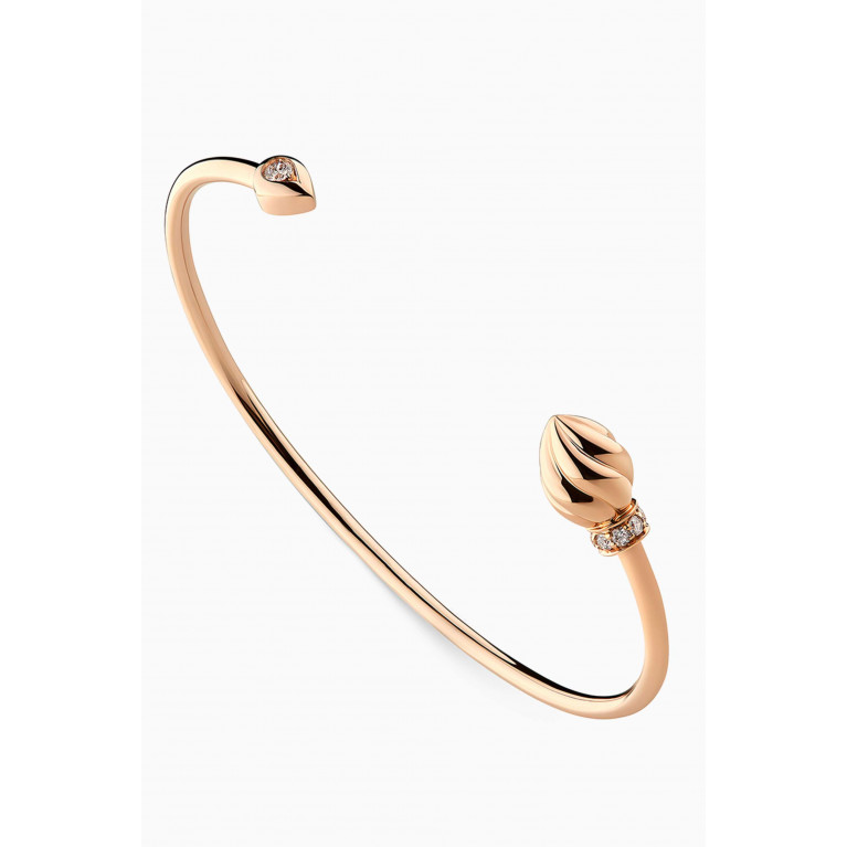 Gafla - Merwad Wand Diamond Bracelet in 18kt Rose Gold