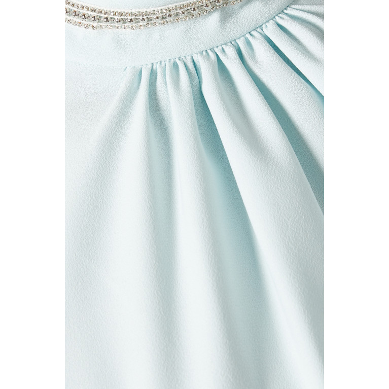 Mimya - Bell Sleeve Gown Blue