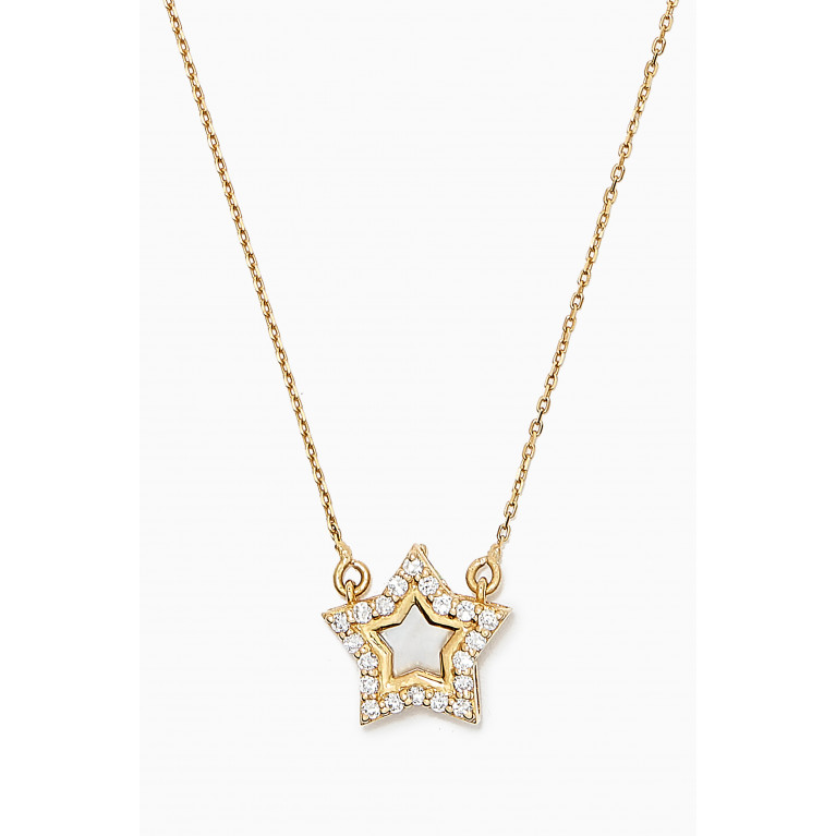M's Gems - Norma Diamond Necklace in 18kt Gold