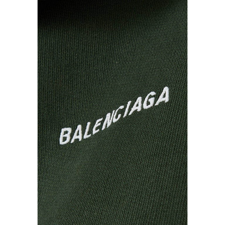 Balenciaga - Logo Hoodie in Cotton Fleece