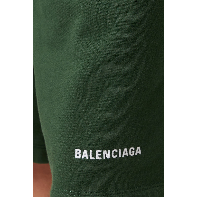 Balenciaga - Logo Sweat Shorts in Cotton Jersey