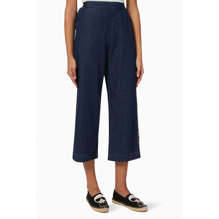 Karl Lagerfeld - Logo Culottes in Cotton