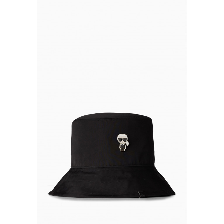 Karl Lagerfeld - K/Ikonik Bucket Hat in Technical Fabric