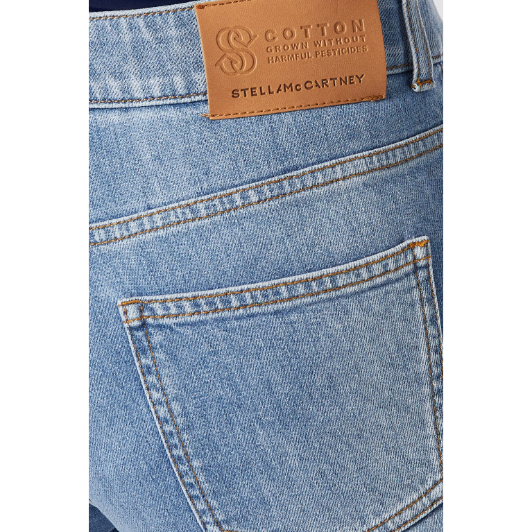 Stella McCartney - 70's Dip-dye Flared Jeans in Organic Cotton Denim