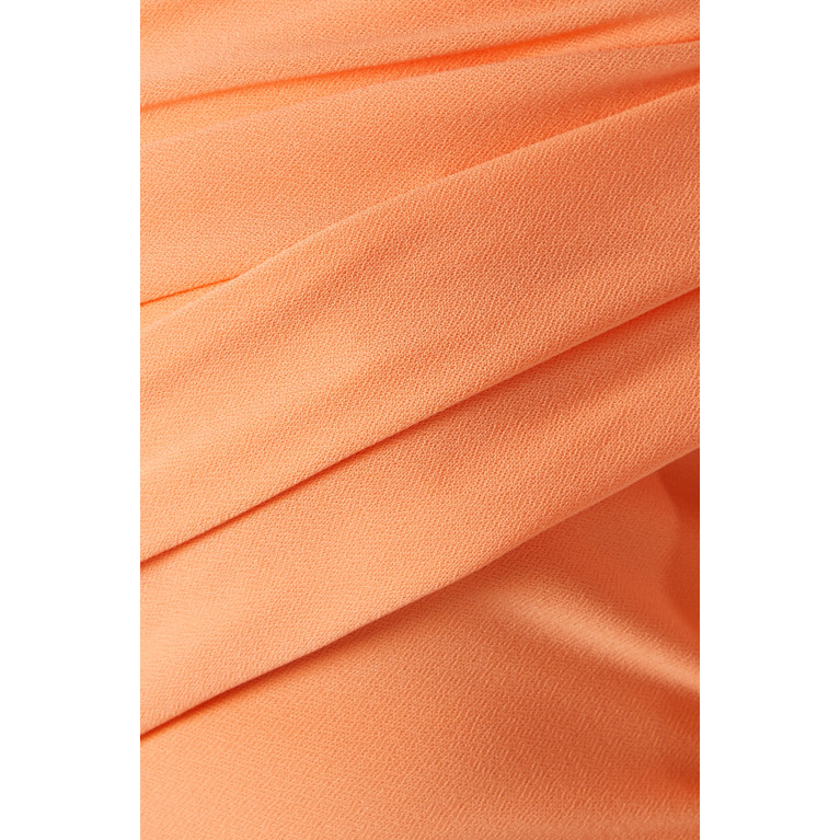 Solace London - Willow Midi Dress Orange