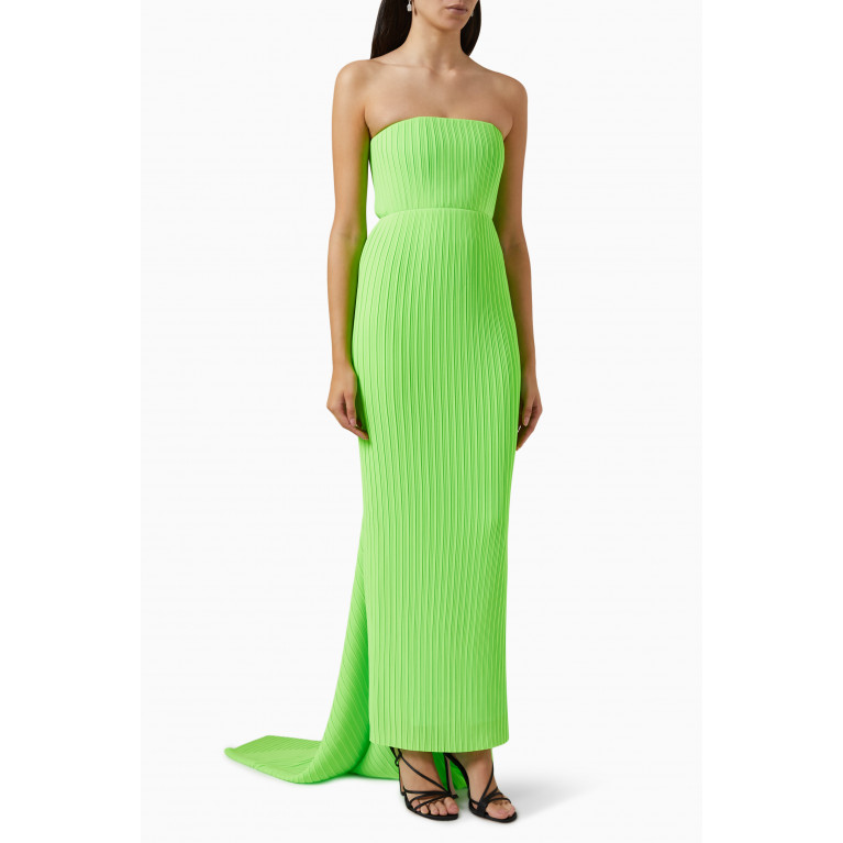 Solace London - Harlee Maxi Dress Green