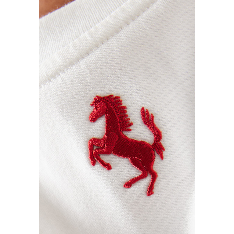 Ferrari - Logo T-shirt in Cotton Jersey
