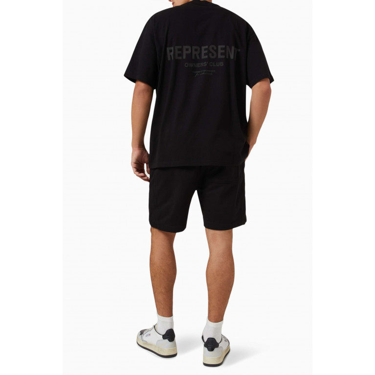 Represent - Owners Club T-shirt in Cotton Jersey Black