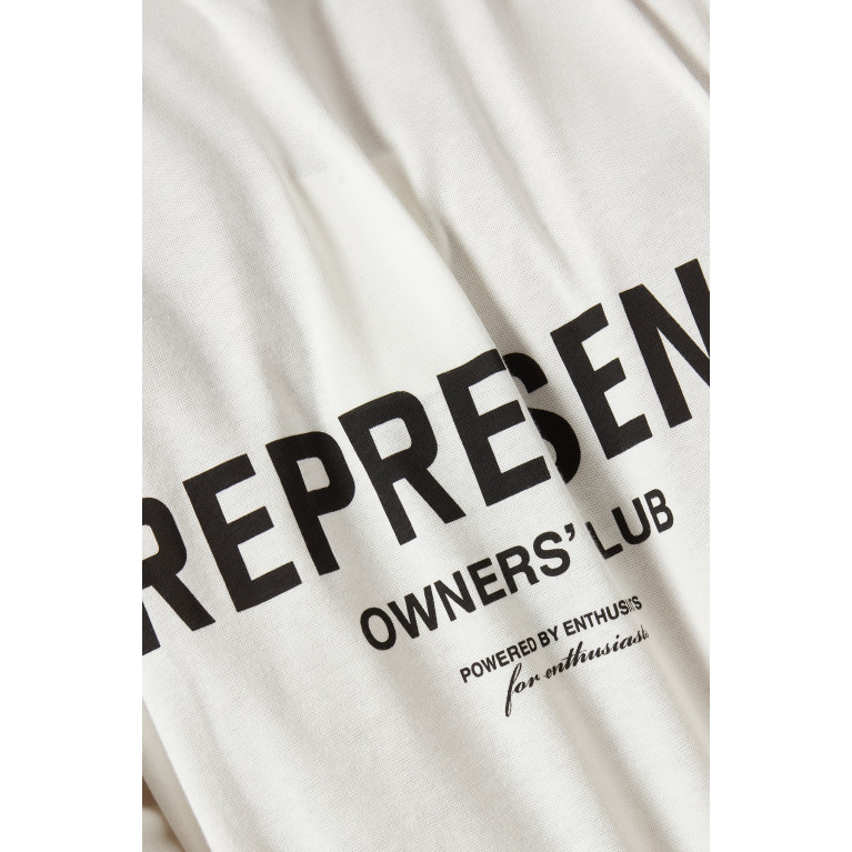 Represent - Owners Club T-shirt in Cotton Jersey White