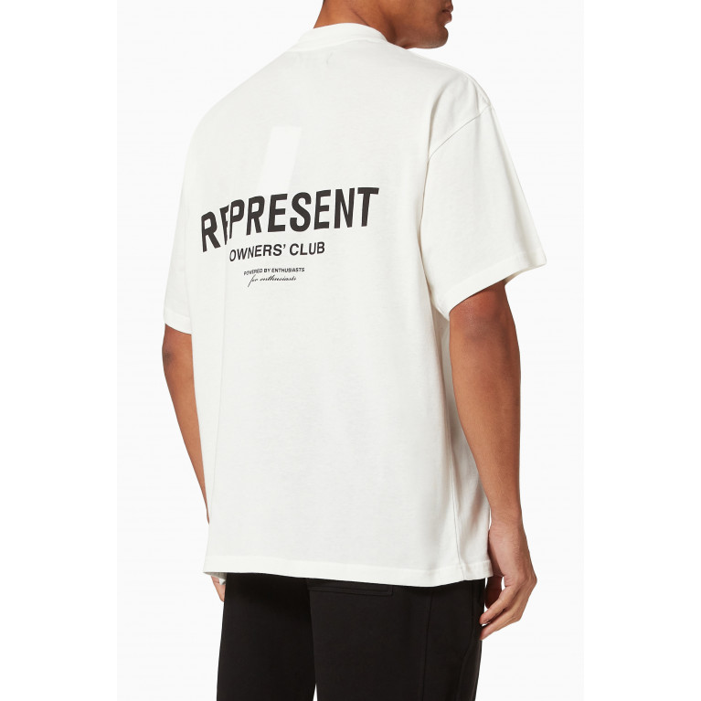 Represent - Owners Club T-shirt in Cotton Jersey White