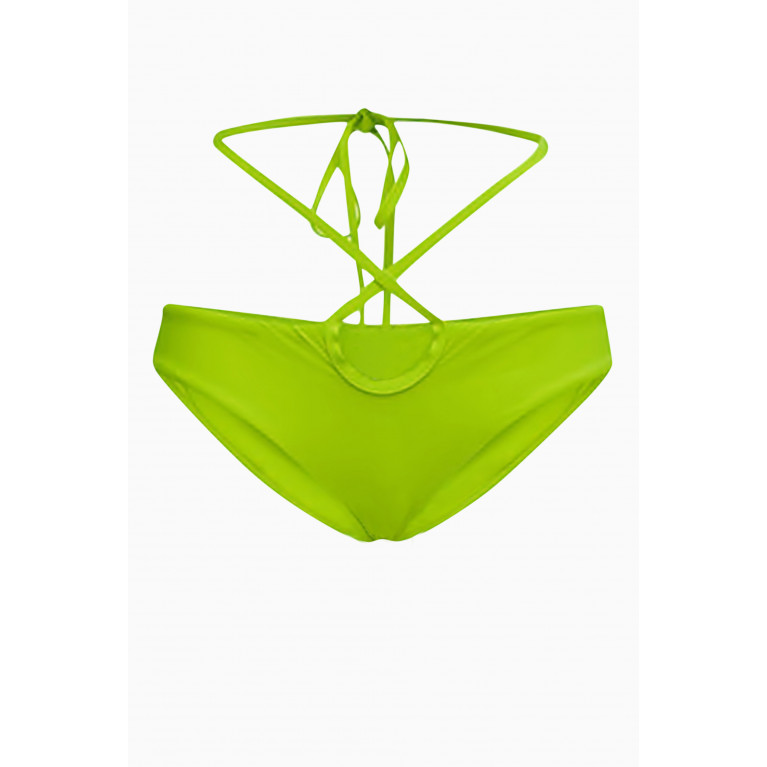 Christopher Esber - Looped Tie Bikini Brief Green