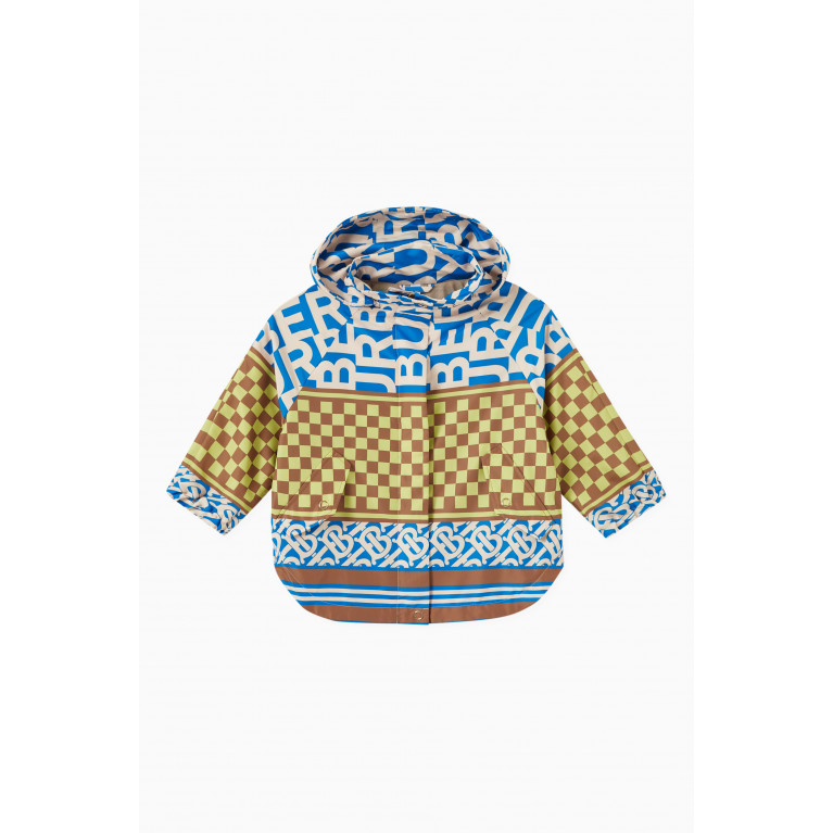 Burberry - Burberry - Checkerboard Montage Print Hooded Jacket