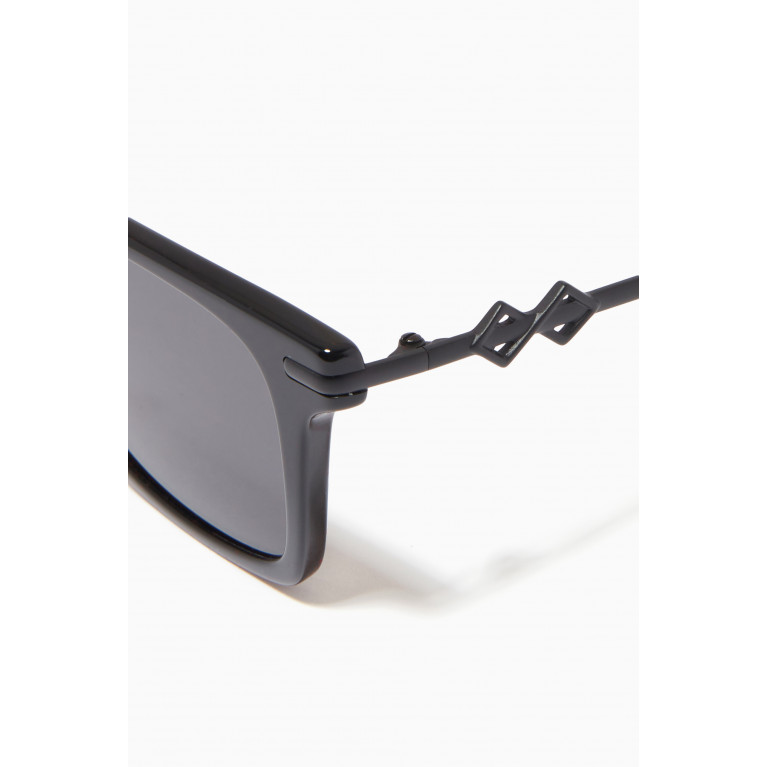 Karen Wazen - Harper 2.0 D Frame Sunglasses in Metal & Acetate