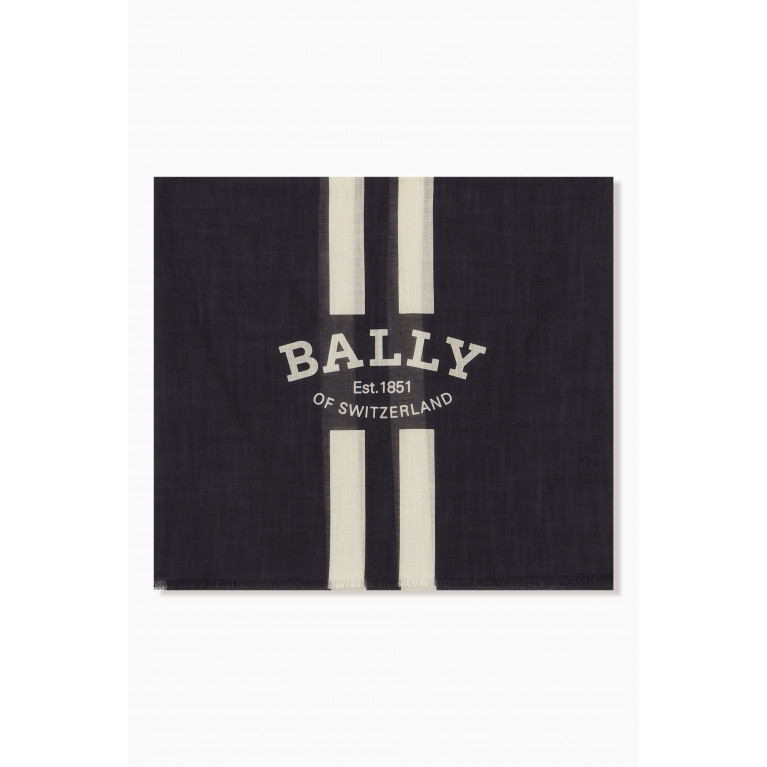 Bally - Logo Scarf in Cotton