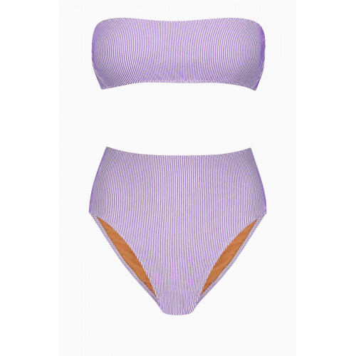 Matthew Bruch - Daria Bikini Set in Ribbed Nylon