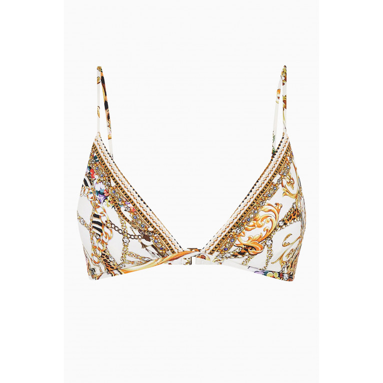 CAMILLA - Reign Supreme Tri Bikini Top in Econyl®