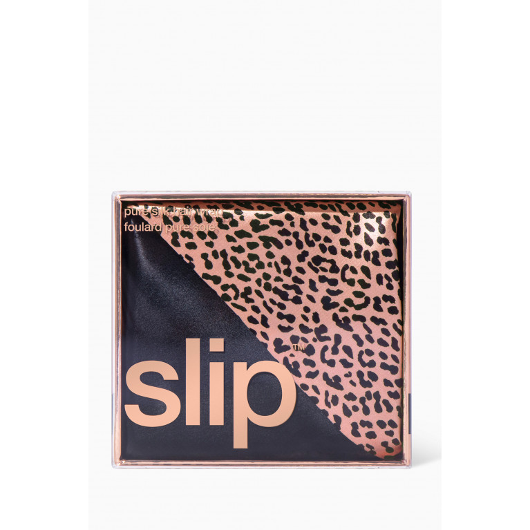 Slip - Wild Leopard Hair Wrap in Silk
