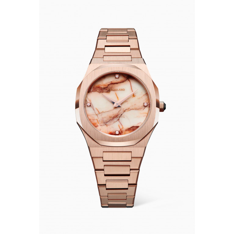 D1 Milano - Ultra Thin Marble Quartz Watch