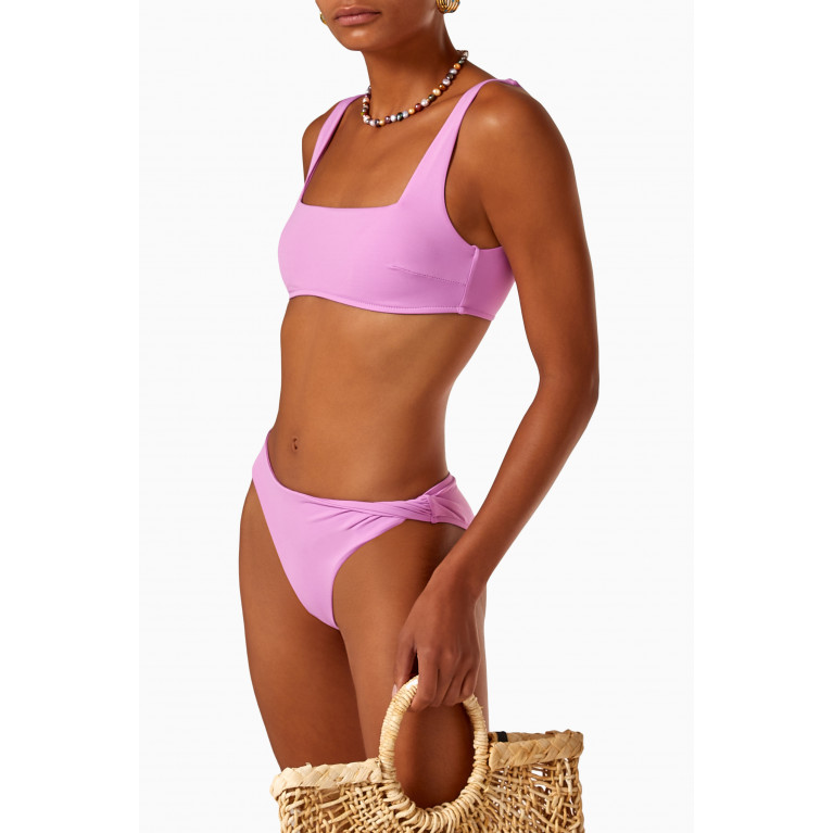 Bondi Born - Tiarne Bikini Bottom in Stretch Nylon