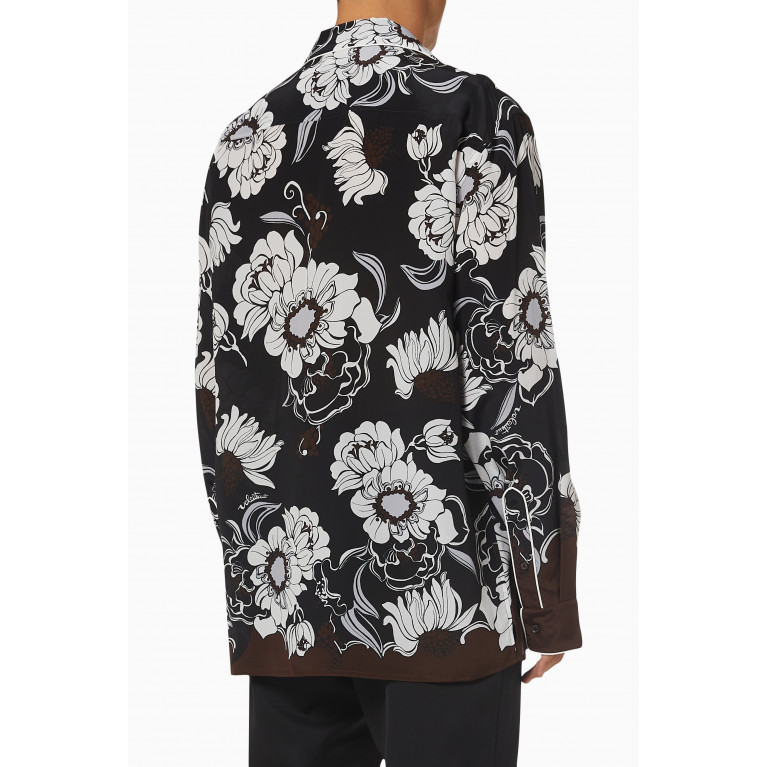 Valentino - Daisyland Pyjama Shirt in Silk
