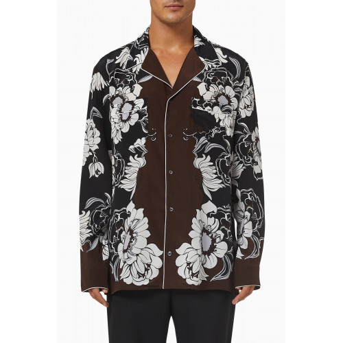 Valentino - Daisyland Pyjama Shirt in Silk