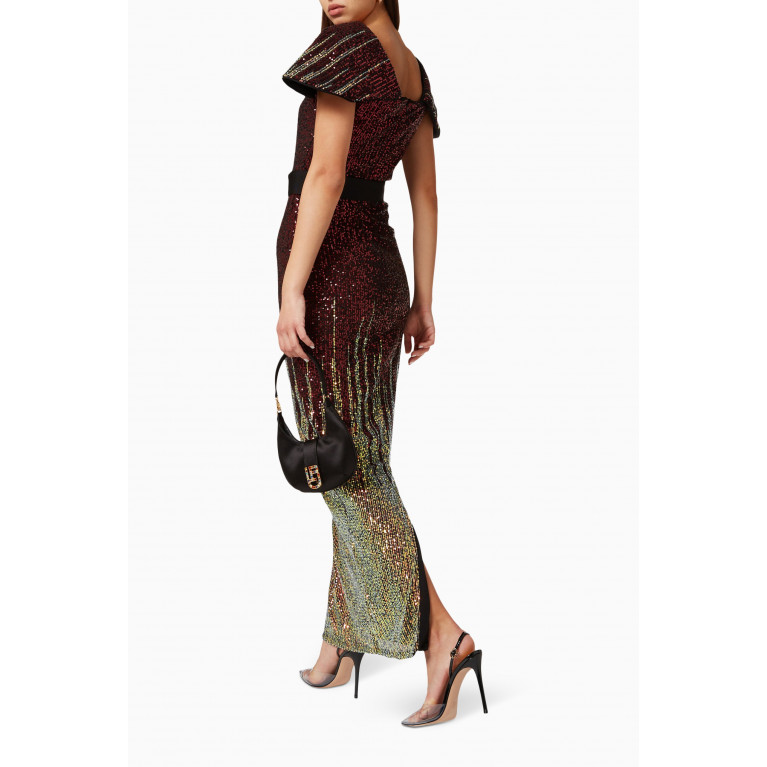 NASS - Belted Dress in Sequin