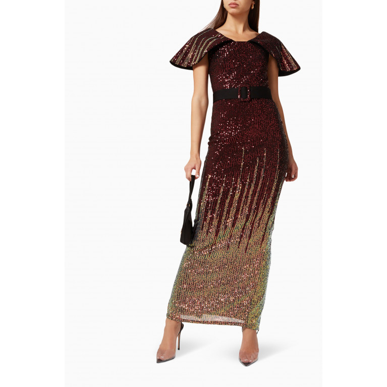 NASS - Belted Dress in Sequin