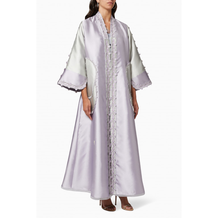 Pearl Haute Couture - Floral Embroidered Abaya